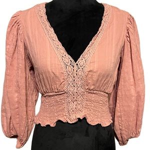 Ladies cropped blouse